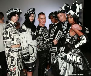 Backstage at Jeremy Scott RTW Fall 2019