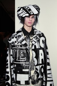 Backstage at Jeremy Scott RTW Fall 2019