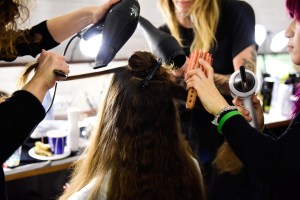 Backstage at Jonathan Simkhai RTW Fall 2019