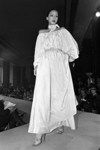 Pat Cleveland on the runway at Chloe Spring 1975