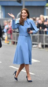 Catherine Duchess of Cambridge visits the charity Cinemagic at the Braid Centre, Ballymena
Prince William and Catherine Duchess of Cambridge visit to Northern Ireland - 28 Feb 2019
Wearing Mulberry