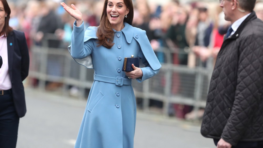Catherine Duchess of Cambridge visits the charity Cinemagic at the Braid Centre, BallymenaPrince William and Catherine Duchess of Cambridge visit to Northern Ireland - 28 Feb 2019The Duke & Duchess of Cambridge visit the Braid Centre, Ballymena, Northern Ireland. As well as meeting members of the public, Their Royal Highnesses visited the charity Cinemagic to see how they use film, television and digital technologies as a means to educate, motivate and inspire young people. Wearing Mulberry