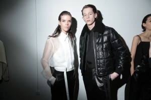 Backstage at Helmut Lang RTW Fall 2019