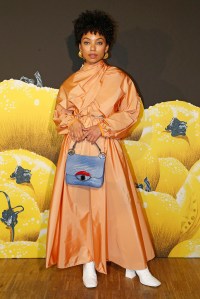 Logan Browning in the front row