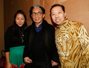 Carol Lim, Kenzo Takada and Humberto Leon in the front row
