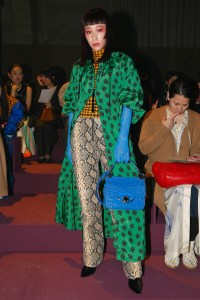 Mademoiselle Yulia in the front row