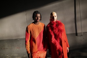 Backstage at Koche RTW Fall 2019