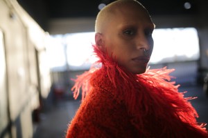 Backstage at Koche RTW Fall 2019