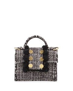 Kooreloo Tweed Shoulder Black and White