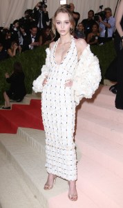 Lily-Rose Melody Depp
The Metropolitan Museum of Art's COSTUME INSTITUTE Benefit Celebrating the Opening of Manus x Machina: Fashion in an Age of Technology, Arrivals, The Metropolitan Museum of Art, NYC, New York, America - 02 May 2016
WEARING CHANEL