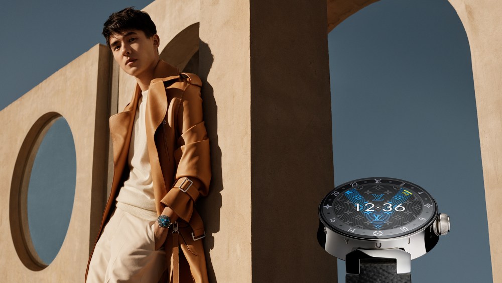 Liu Haoran in the Louis Vuitton Tambour 2 campaign