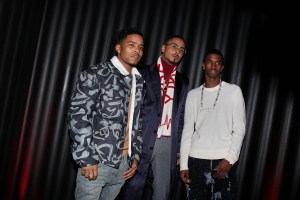 Justin Dior Combs, Quincy Brown, and Christian "King" Combs