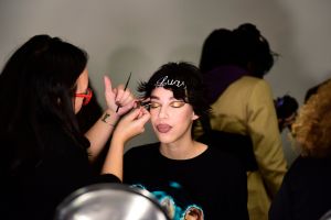 Backstage at Luar RTW Fall 2019