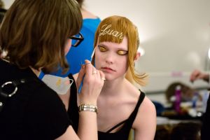 Backstage at Luar RTW Fall 2019