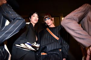 Backstage at Luar RTW Fall 2019