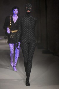 Model on the catwalk