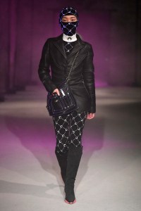 Model on the catwalk