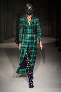 Model on the catwalk