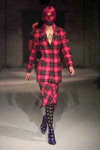 Model on the catwalk