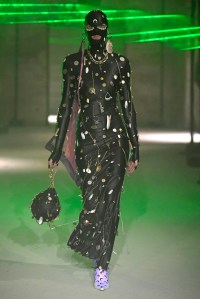 Model on the catwalk