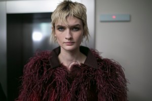 Backstage at Mary Katrantzou RTW Fall 2019