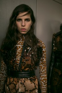 Backstage at Mary Katrantzou RTW Fall 2019