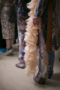 Backstage at Mary Katrantzou RTW Fall 2019