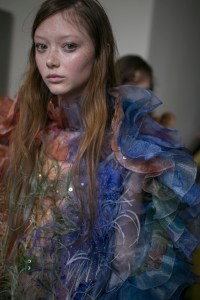 Backstage at Mary Katrantzou RTW Fall 2019