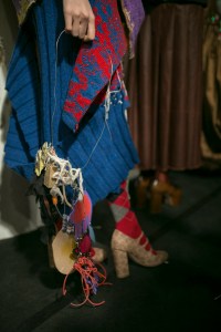 Backstage at Matty Bovan RTW Fall 2019