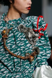 Details at Matty Bovan RTW Fall 2019