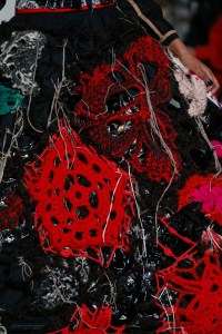 Details at Matty Bovan RTW Fall 2019
