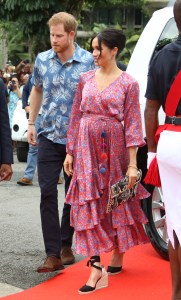 Prince Harry and Meghan Duchess of Sussex at the University of the South Pacific in Suva
Prince Harry and Meghan Duchess of Sussex tour of Fiji - 24 Oct 2018