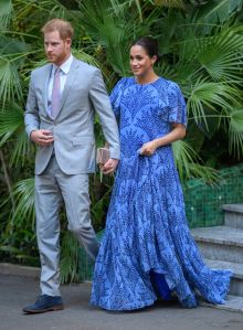 Meghan Duchess of Sussex, Prince Harry
Prince Harry and Meghan Duchess of Sussex visit to Morocco - 25 Feb 2019
Wearing Carolina Herrera same outfit as catwalk model *10101584ab