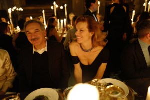 Carlo Capasa and Eva Herzigova