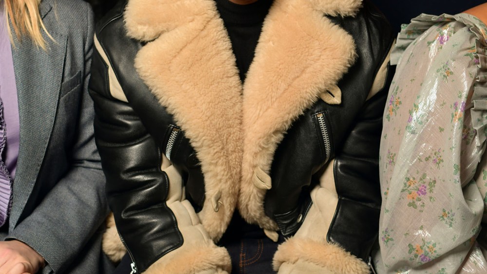 Michael B. Jordan in the front row at Coach 1941 RTW Fall 2019
