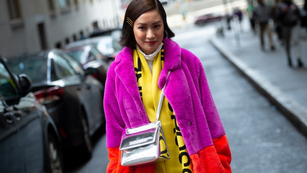 Street style at New York Fashion Week Women's Fall 2019