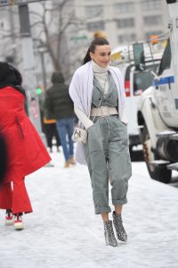 Street StyleStreet Style, Fall Winter 2019, New York Fashion Week, USA - 12 Feb 2019