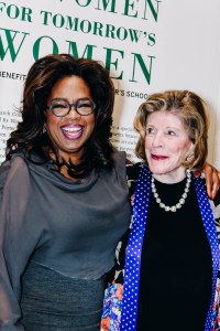 Oprah Winfrey and Agnes Gund