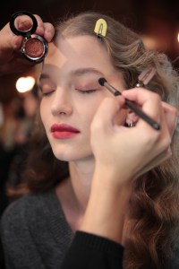 Backstage at Oscar de la Renta RTW Fall 2019