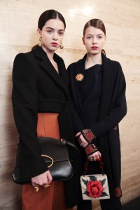 Backstage at Oscar de la Renta RTW Fall 2019
