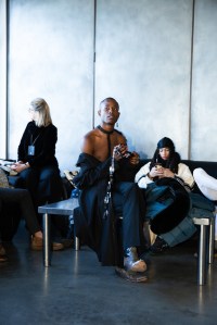 Backstage at Palomo Spain Mens Fall 2019