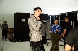 Backstage at Palomo Spain Mens Fall 2019