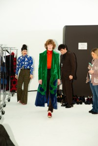 Backstage at Palomo Spain Mens Fall 2019