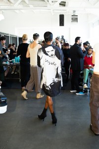 Backstage at Palomo Spain Mens Fall 2019