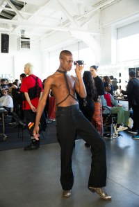Backstage at Palomo Spain Mens Fall 2019