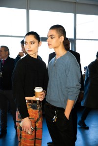 Backstage at Palomo Spain Mens Fall 2019