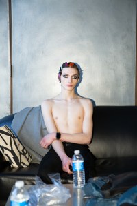 Backstage at Palomo Spain Mens Fall 2019