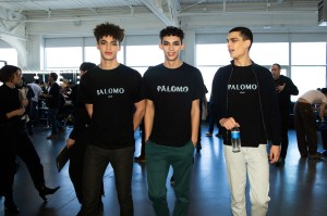 Backstage at Palomo Spain Mens Fall 2019