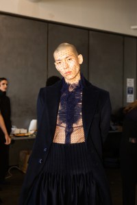 Backstage at Palomo Spain Mens Fall 2019