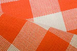 A gauzy linen check by Biopele.